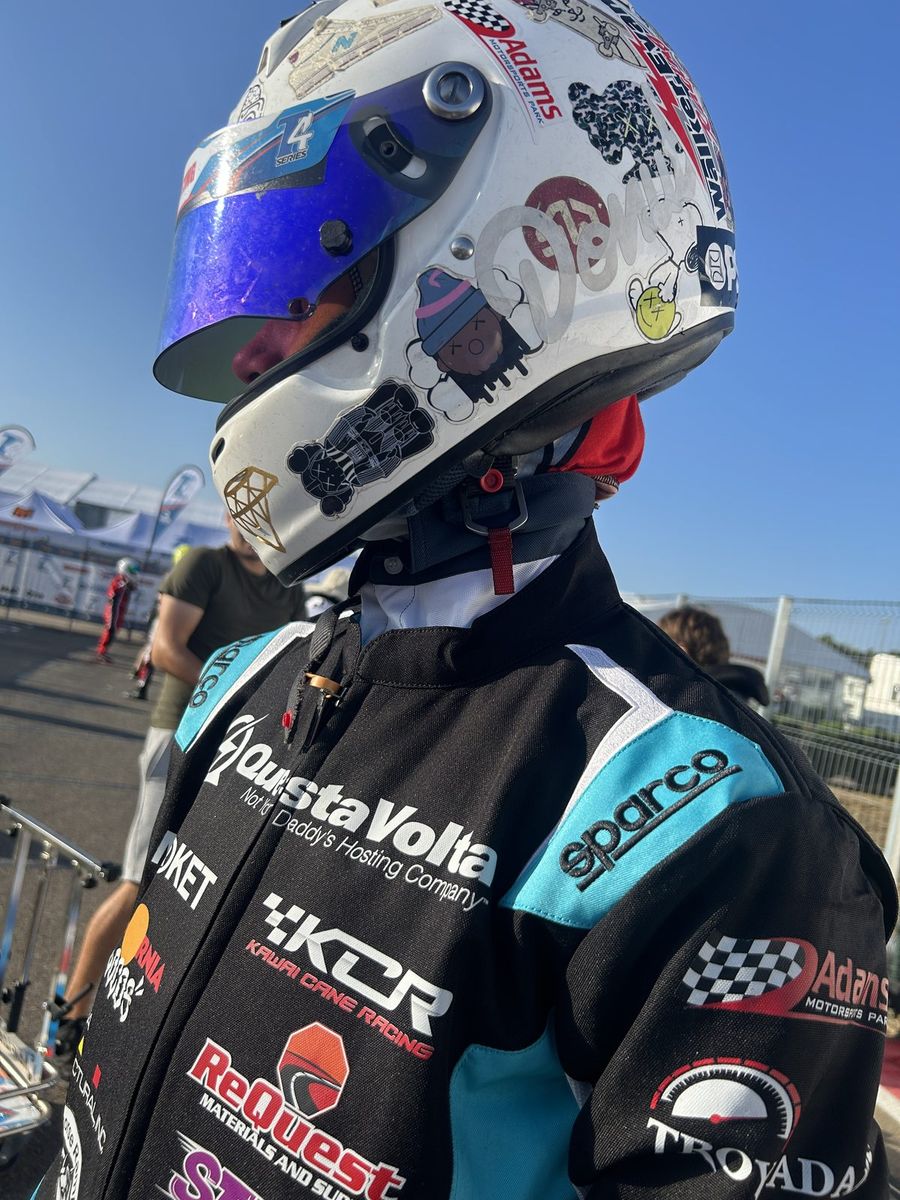 Visor down